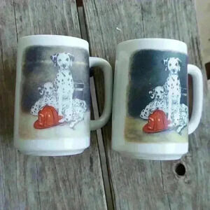 Otagiri Dalmation Coffee Mugs by Linda Picken